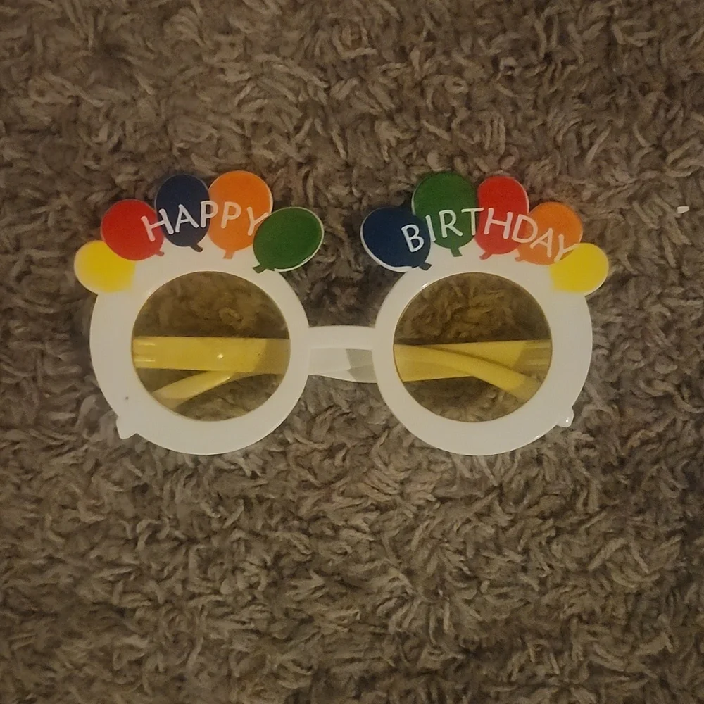 Colorful Happy Birthday Party Glasses
